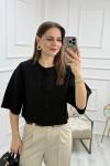 Cıt Cıtlı Triko Hırka Siyah
