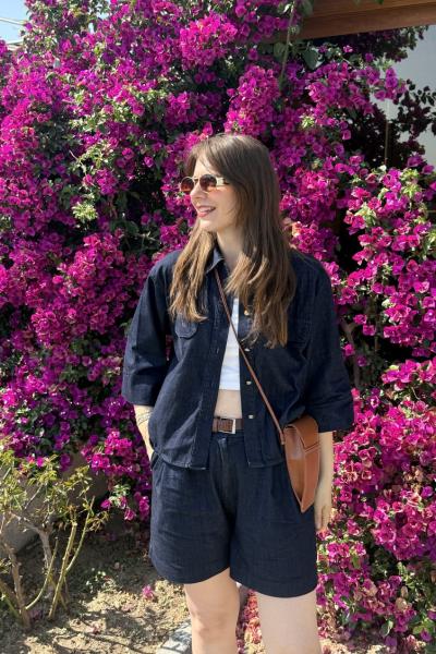 Denim Gömlek Şort Takım Lacivert