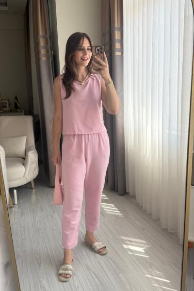 Keten Takım Pembe