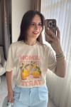 Lemon Baskılı Tshirt Ekru