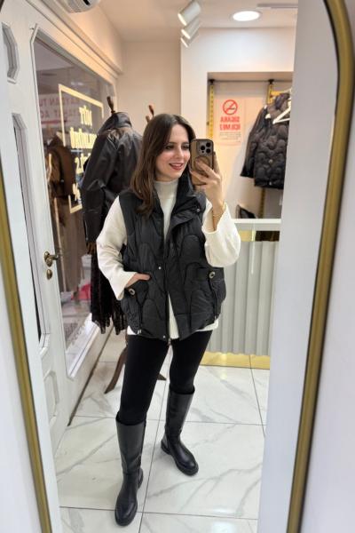 Şişme Yelek Siyah