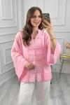 Tensel Kimono Gömlek Pembe